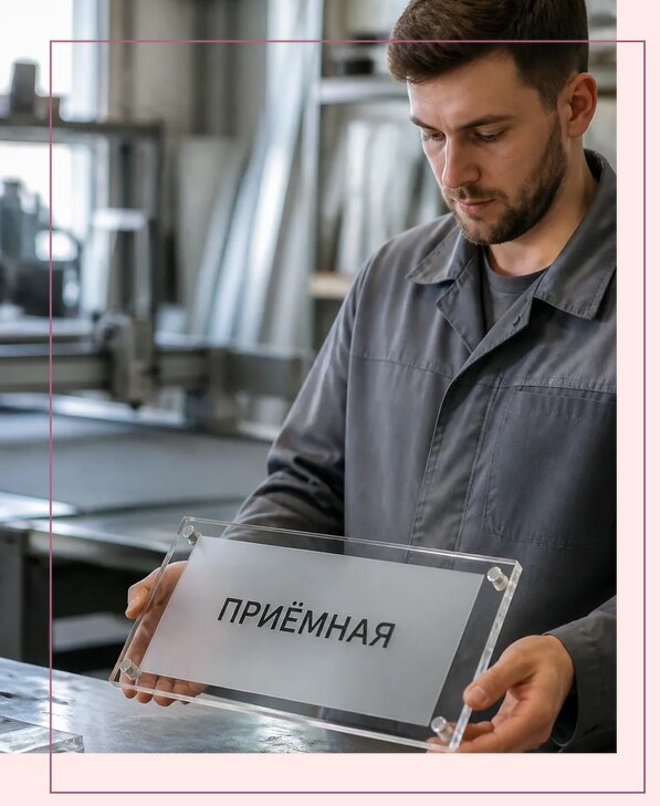 Таблички из оргстекла на заказ в Кохме от 4051 р. | Аванза-Кхм