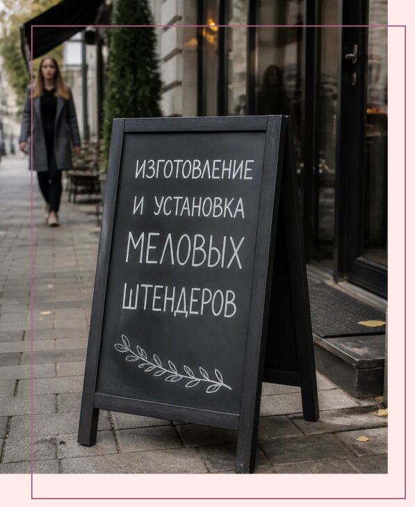 Меловые штендеры в Кохме по цене от 6752 р. | Аванза-Кхм